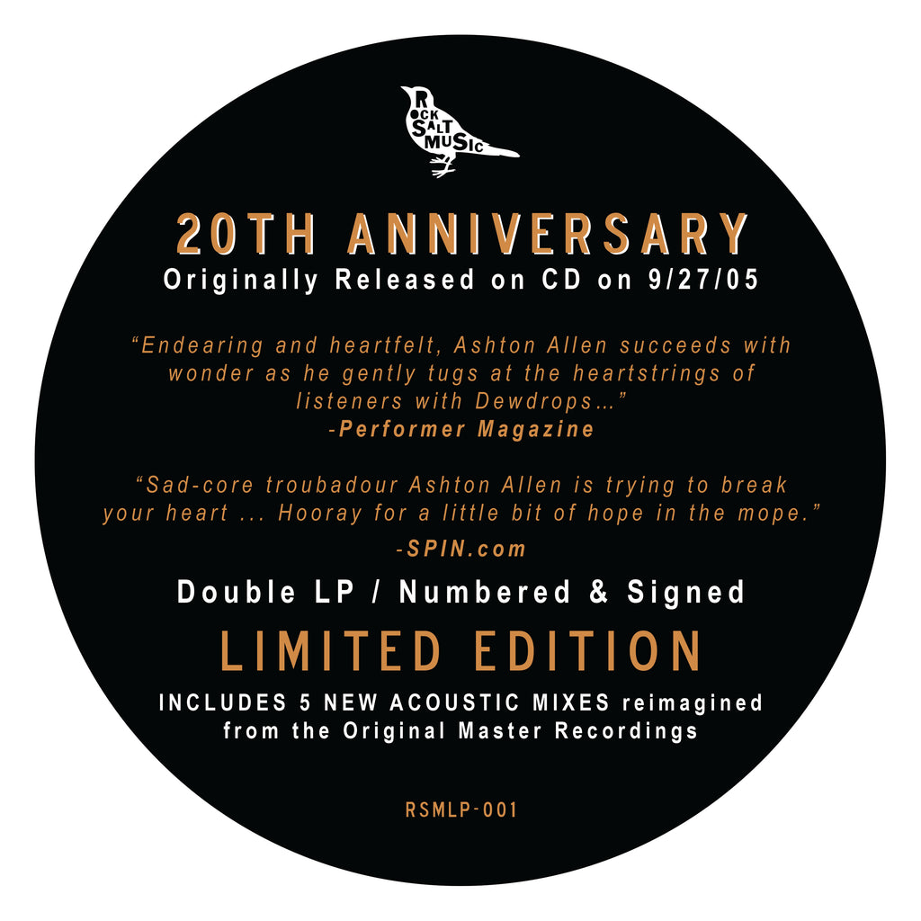 PRE-ORDER Dewdrops - 20th Anniversary Limited Edition Vinyl